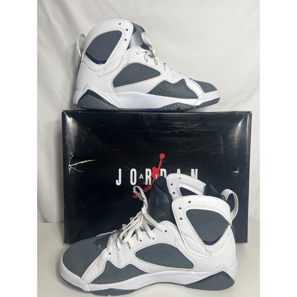 Nike Air Jordan 7 Retro "Flint" 2021 Mens Sz 8.5 CU9307-100 sneakers Shoes - Picture 2 of 16